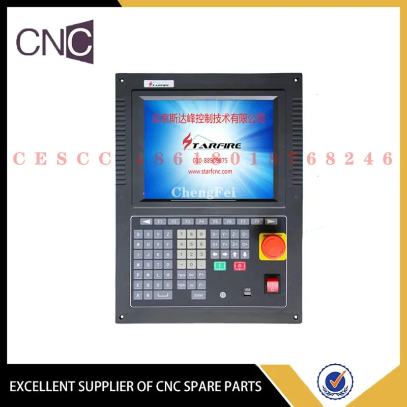 CNC SF-2300S Kit Lift JYKB-100-DC 24V 100mm Stroke / F1621 Flame Plasma Cutting Arc Voltage Height Controller SF-RF06A