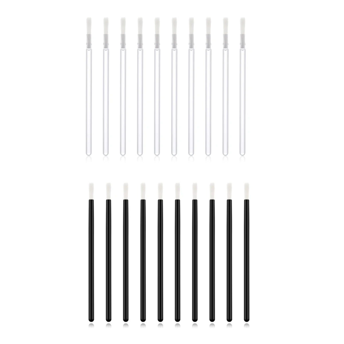 

50 Pcs Disposable Lip Brushes Premium Quality Time Saving Makeup Tools Short Hair Eyeliner Accessories Cosmetics