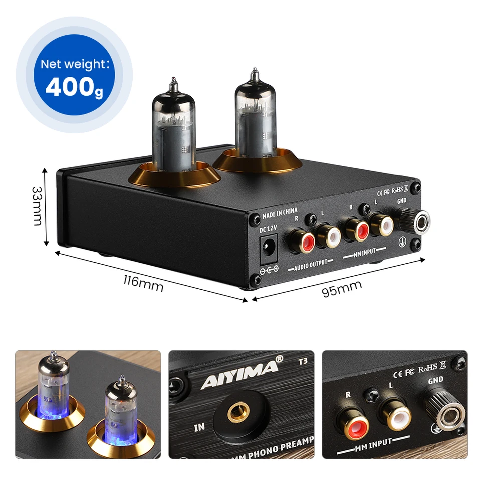 Suca Audio 真空管アンプ .AIYIMA真空管プリT2DC12V Suca Audio 真空管アンプ .AIYIMA真空管プリT2DC12V 【公式通販】