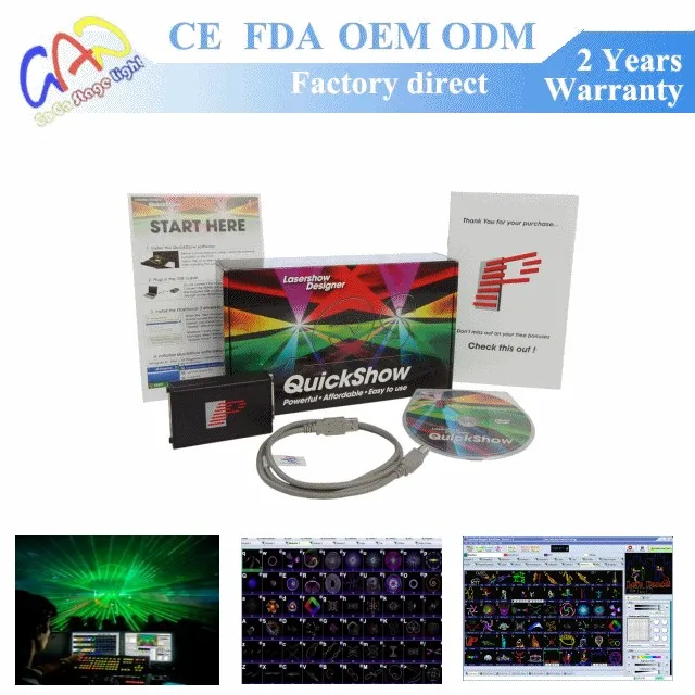 Pangolin Quickshow Laser Software Controller for Universal Stage Light