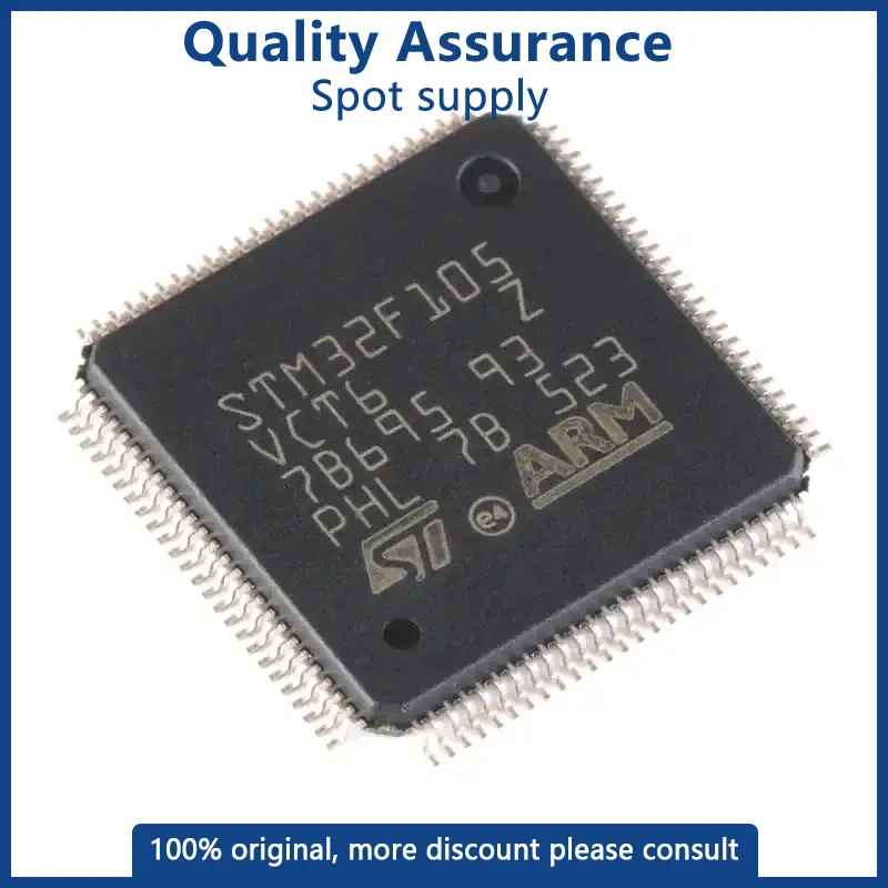 

STM32F105VCT6 IC LQFP100 ST Single-chip computer ST New and original STM32F105 STM32F STM32 MCU