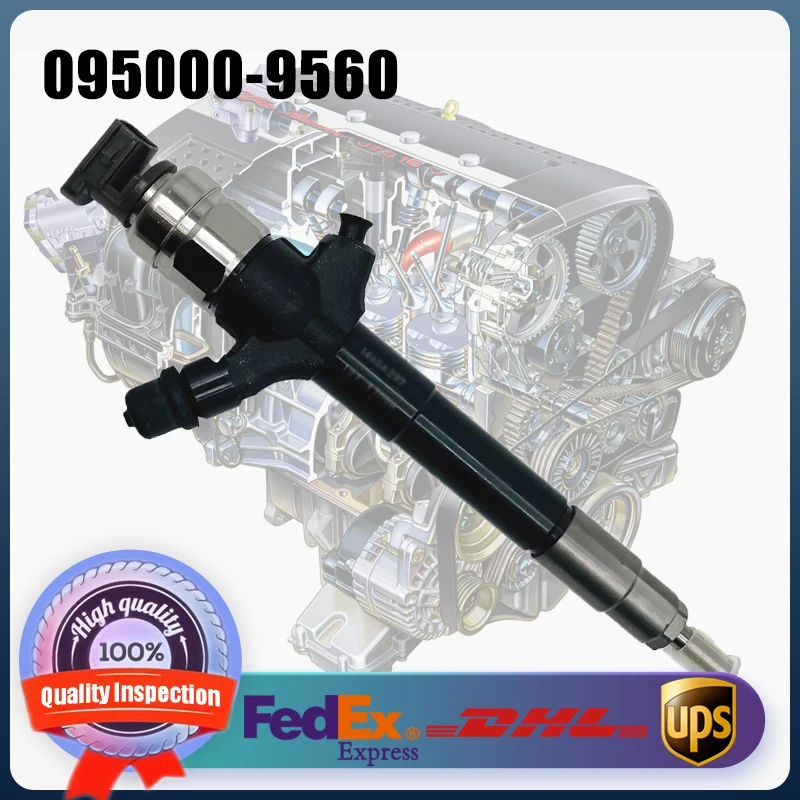 

Fuel Injector Nozzle 095000-9560 1465A257 Common Rail Injector Assembly for Mitsubishi Engine 4D56 Truck L200