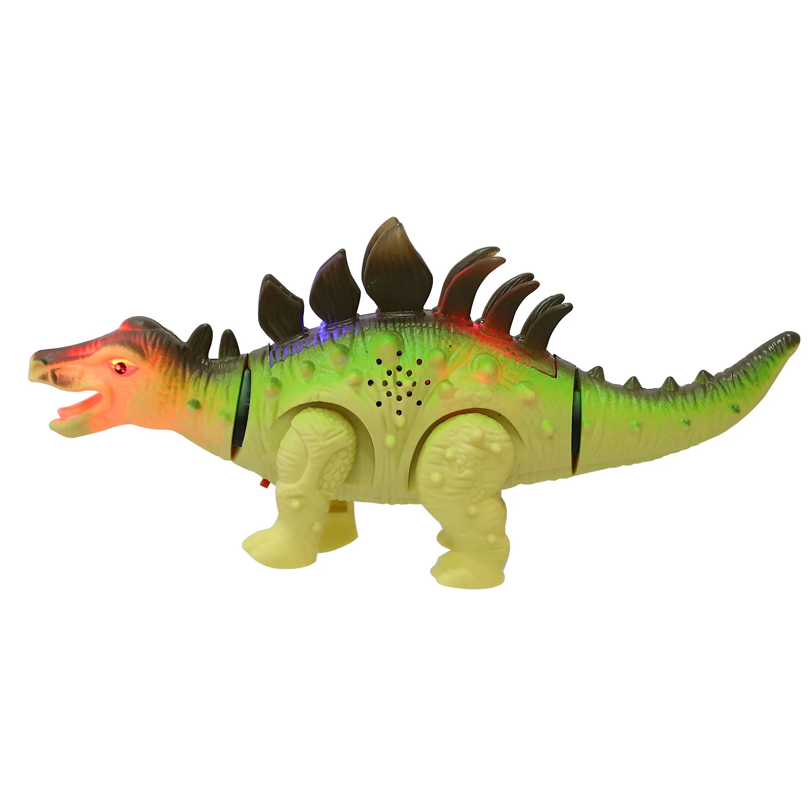 

Kids Electric Dinosaur Plaything Luminous Voiced Teaching Tools Safe Lightweight Durable Creative Design Animal Color