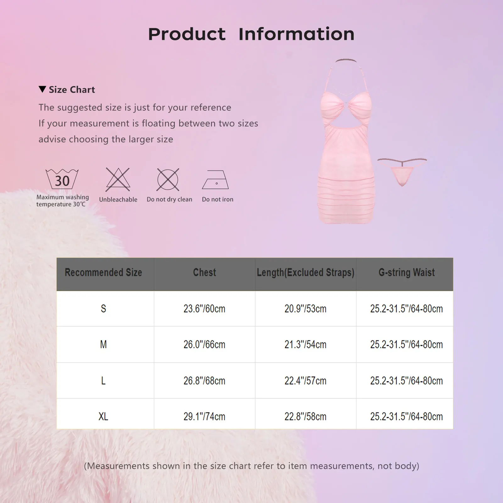 Dames pure mesh mini-jurk met T-back string hartvormige ring halter backless cover-up jurk en slips badpak strandkleding