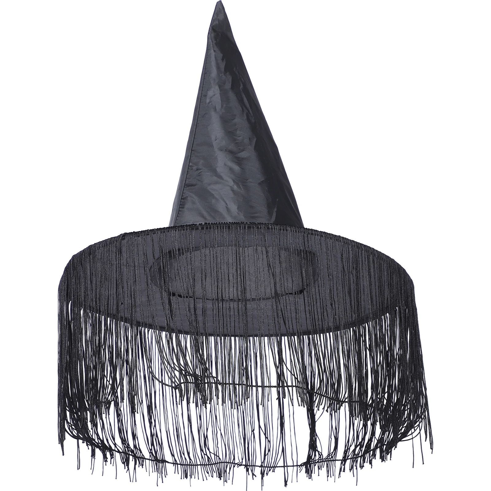 

Wizard Hat Tassel Vintage Decorative Halloween Party Witch Costume Soft Comfortable Hat Witches Hats for Women