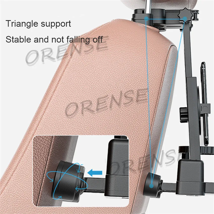 Car Backseat Tray Table Foldable Seat Back Laptop Desk Auto Back Seat Vehicle Eating Food Tray Car Phone Holder Adjustable