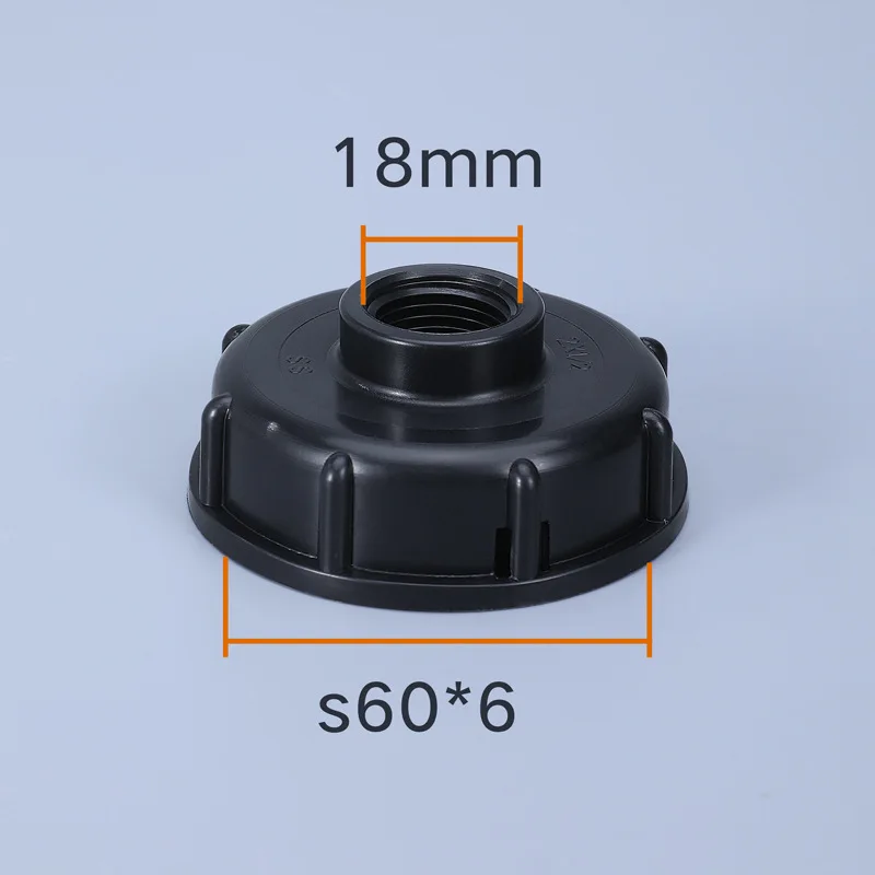 IBC Ton Barrel Valve Adapter Adapter Cover DN15 Dn20 DN25 Double Inner Tooth Center Ring Adapter