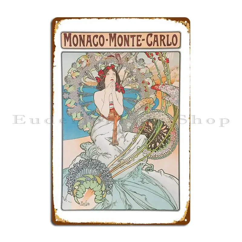 Hd Monaco Monte Carlo Metal Plaque Poster Home Iron Funny Painting Cinema Tin Sign Poster