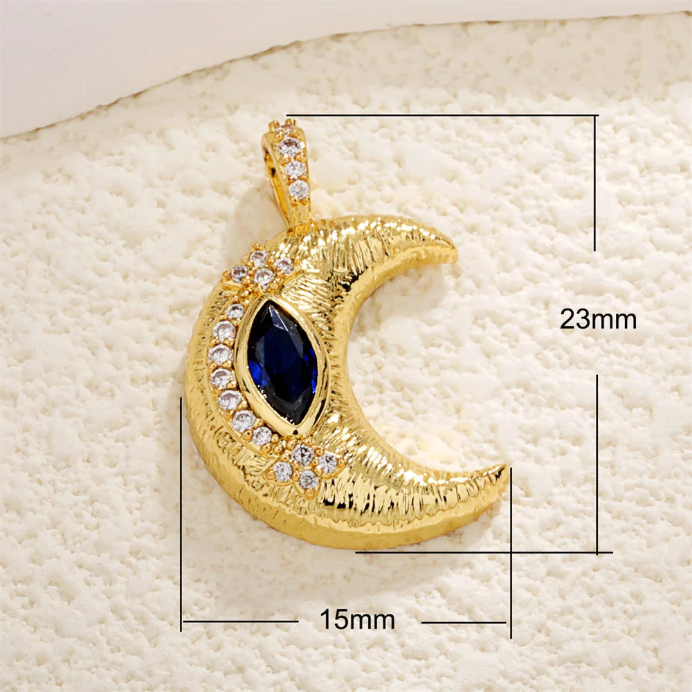 3d Charms Accessories Diy Three Dimensional Pleated Star Moon Necklace Pendant Jewelry Charm Wholesale Bulk Charms For Earrings