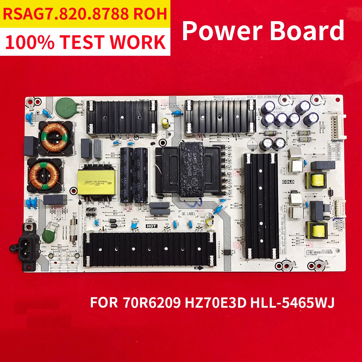 RSAG7.820.8788 ROH Power board for 70R6209 HZ70E3D HLL-5465WJ Test delivery