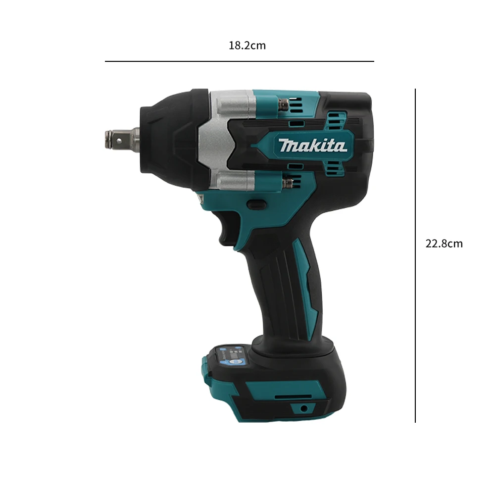 New Makita DTW700 Brushless Rechargeable Electric Large Torque Screwdriver Wireless Drill Impact Wrench 18V Battery Power Tools