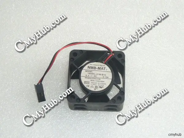 For NMB-MAT 1608KL-01W-B10 R04 DC5V 0.10A 4020 4CM 40MM 40X40X20MM 2pin Cooling Fan 1608KL-01W-B10 R04