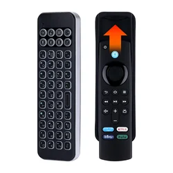 IPazzPort-miniteclado inalámbrico Bluetooth, Control de teclado para FireStick, reproductores de Streaming, Flip & grips Fire TV 30BR, retroiluminado