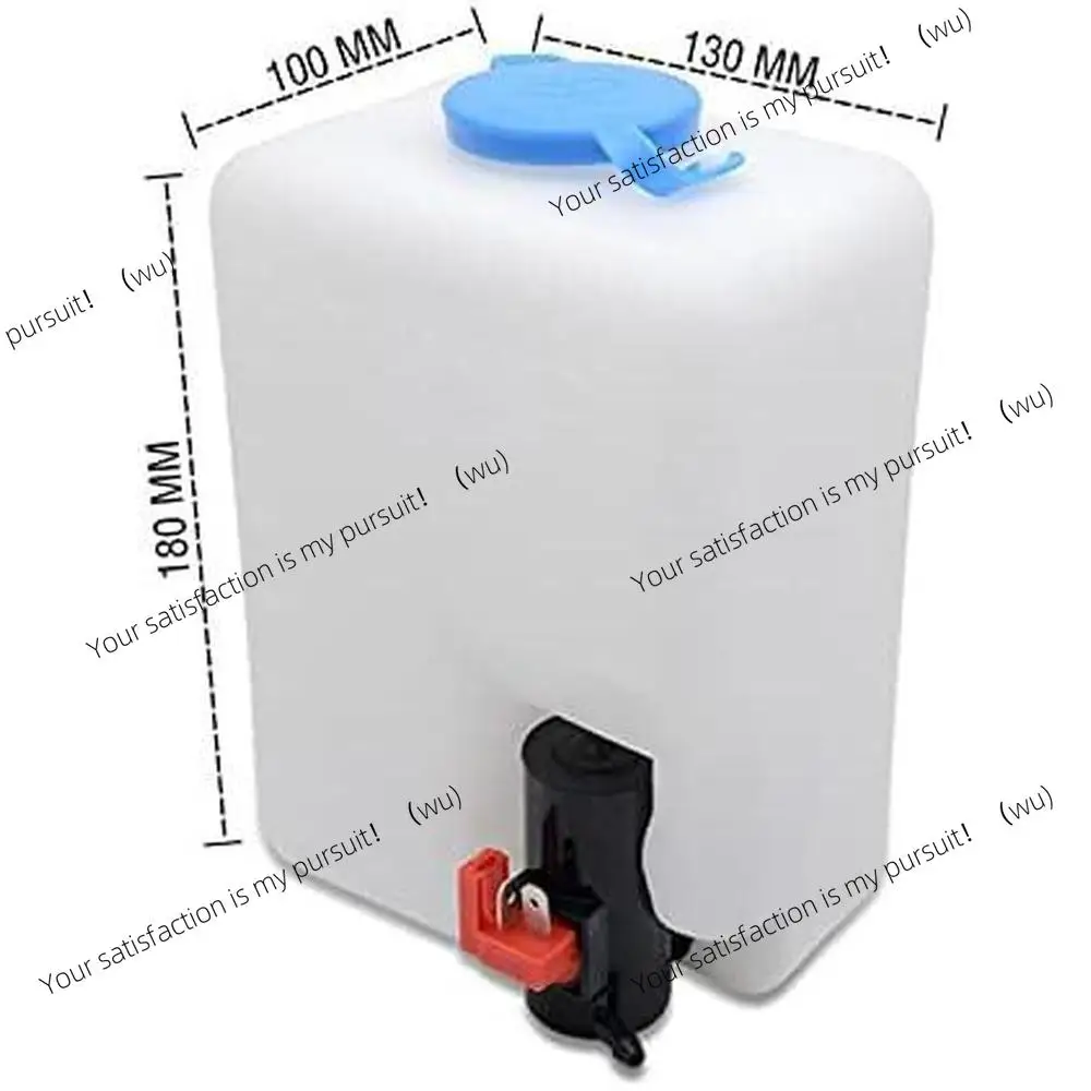 12V 1.2-liter Universal Windscreen Washer Bottle Tank Pump Wiper Reservoir Kit Fluid Nozzle Sprayer Car Windshield Clean Tools view 3