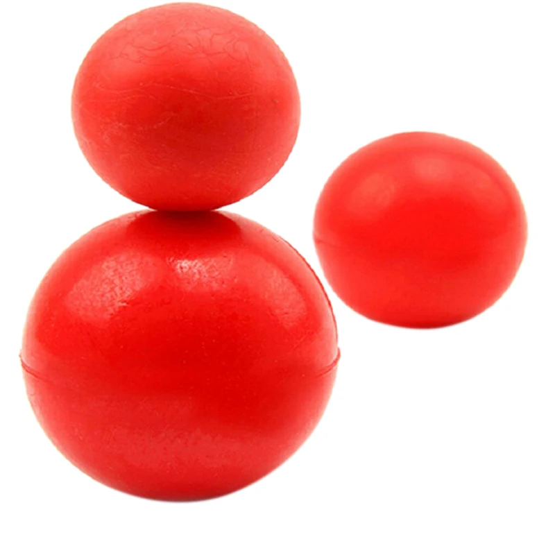 3Sizes Rubber Dog Ball Chewing Ball Dog Durable Ball Cleaning Teeth Toy Ball With High Bounce For Small Medium Large Pet Toy