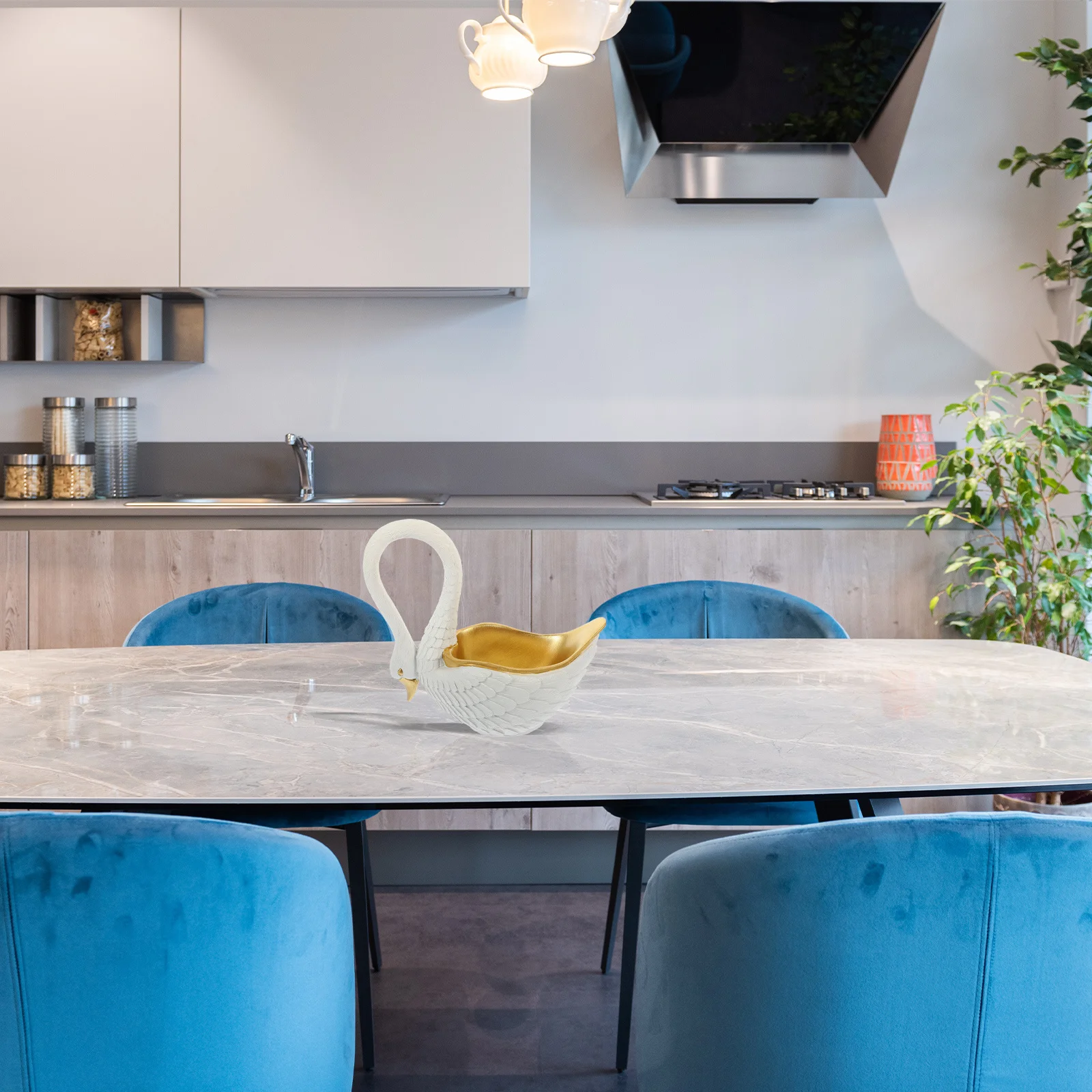 

Resin Swan Trinket Dish Decorative Key Holder Jewelry Storage Organizer Table Desktop Tray Trinket Dishes Jewelry Dish Tray