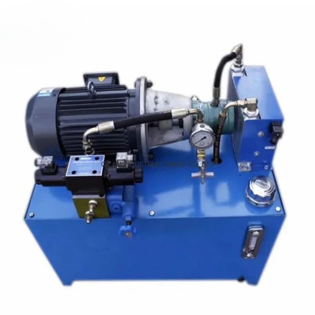 Hydraulic power pack unit hydraulic pump station system control 4 hydraulic cylinders