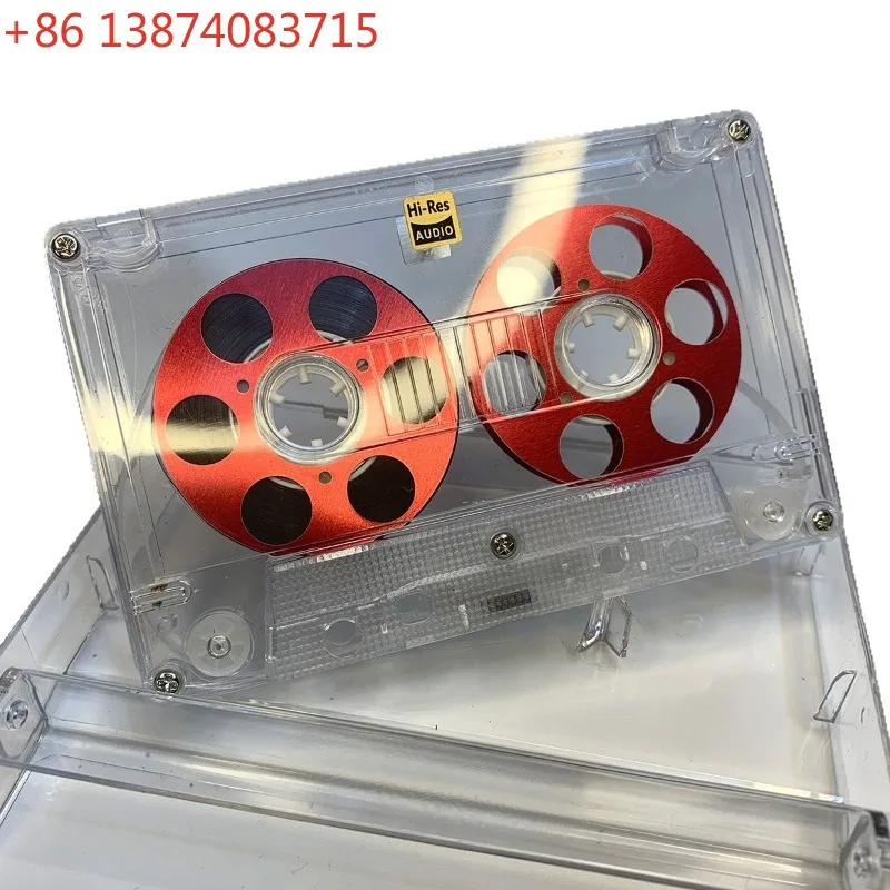 For classic small open tape 50 minutes blank tape card holder cassette double-sided metal disc nostalgic cross-border