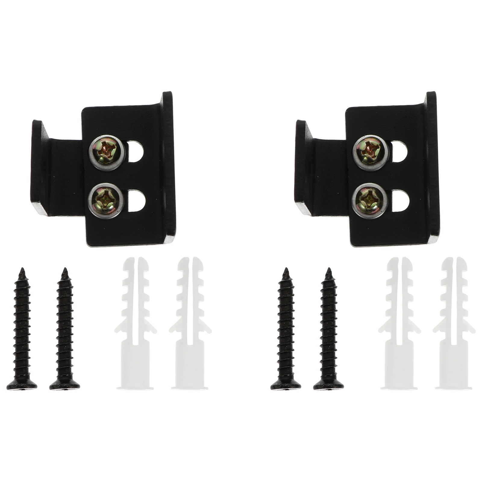 

2Pcs Floor Guide Sliding Closet Door Guide Slim Heavy Duty Barn Door Stopper Prevent Swinging Out Hardware Quiet Operation