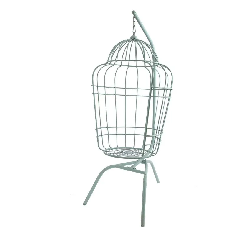 American country retro wrought iron basket swing chair hanging basket indoor leisure hanging chair