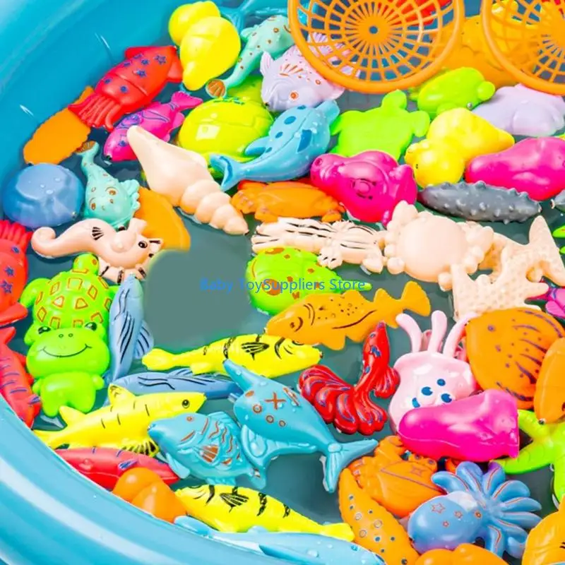 R1WF Juguete Toy para niños Juego agua educativa Juego pesca Pits Pithlers