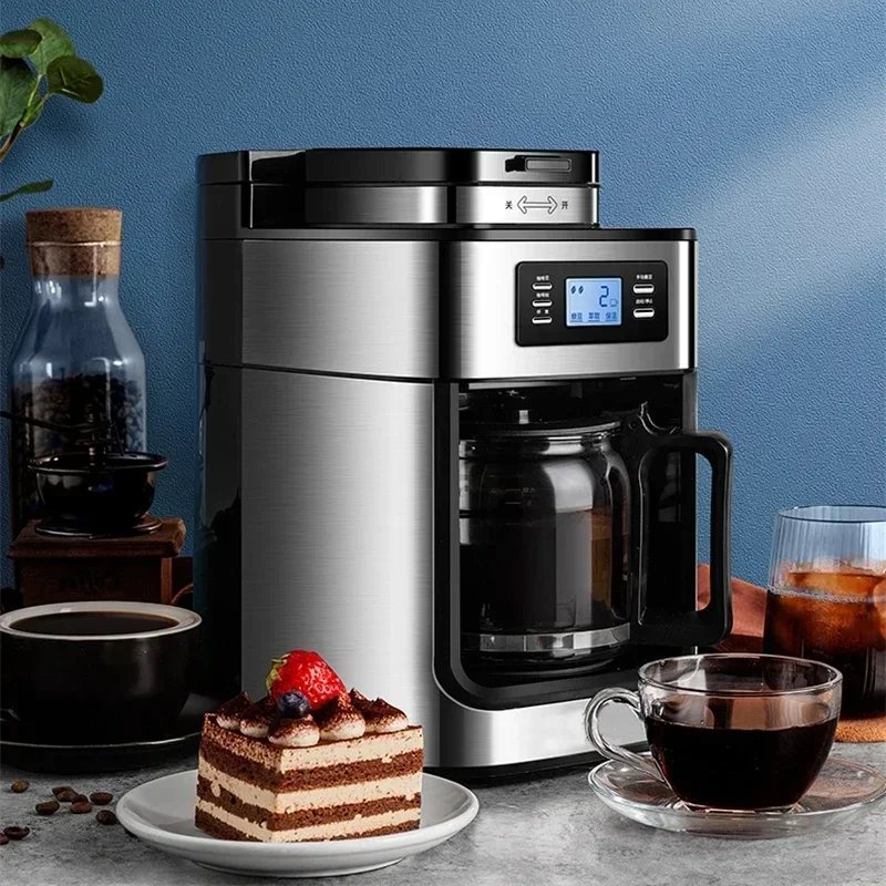 coffee machine bean powder dual-use household drip coffee maker automatic tea maker tea maker