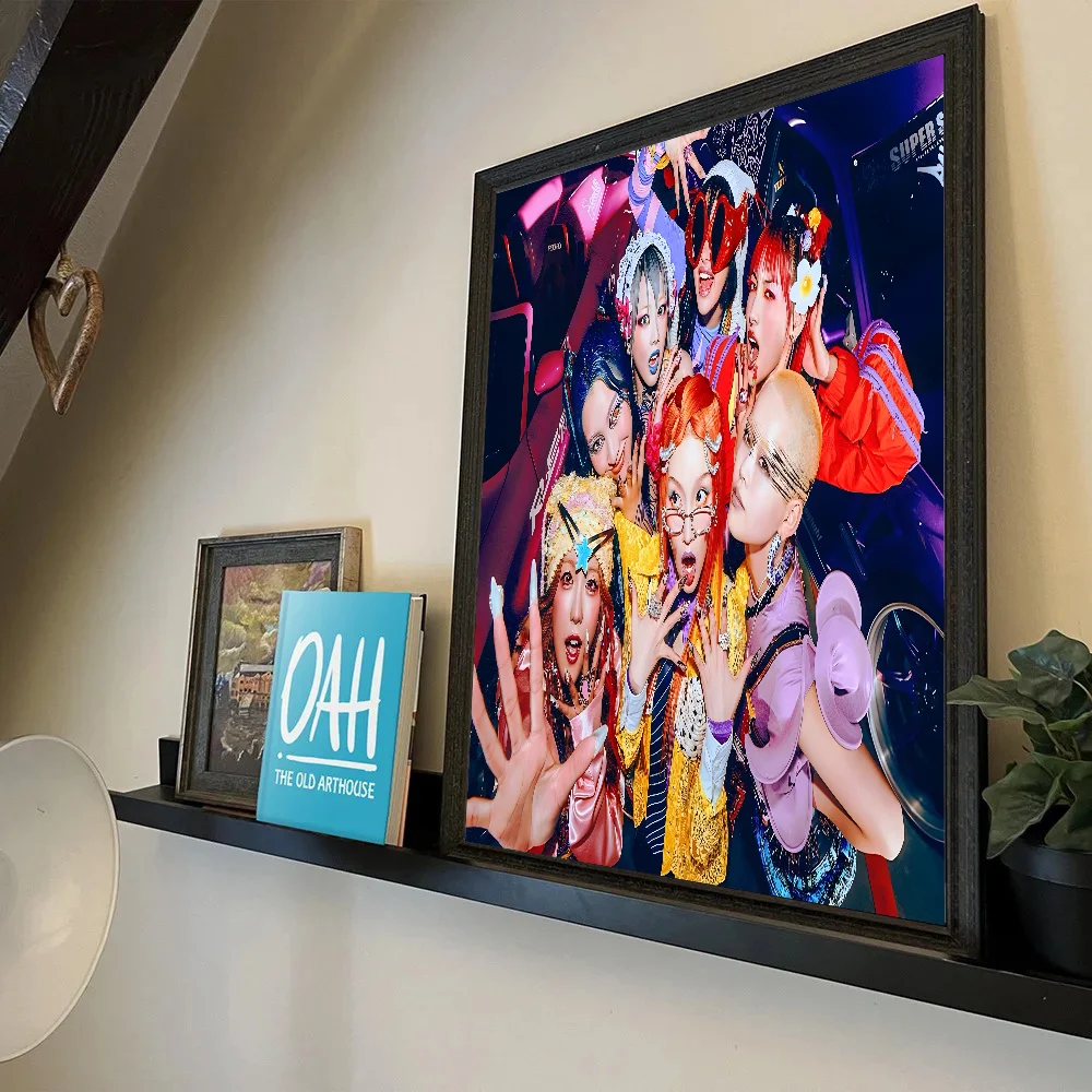 Kpop X-Xg جديد Dna ملصق فني ذاتي اللصق مقاوم للماء ورقة ملصق مقهى بار غرفة جدار ديكور