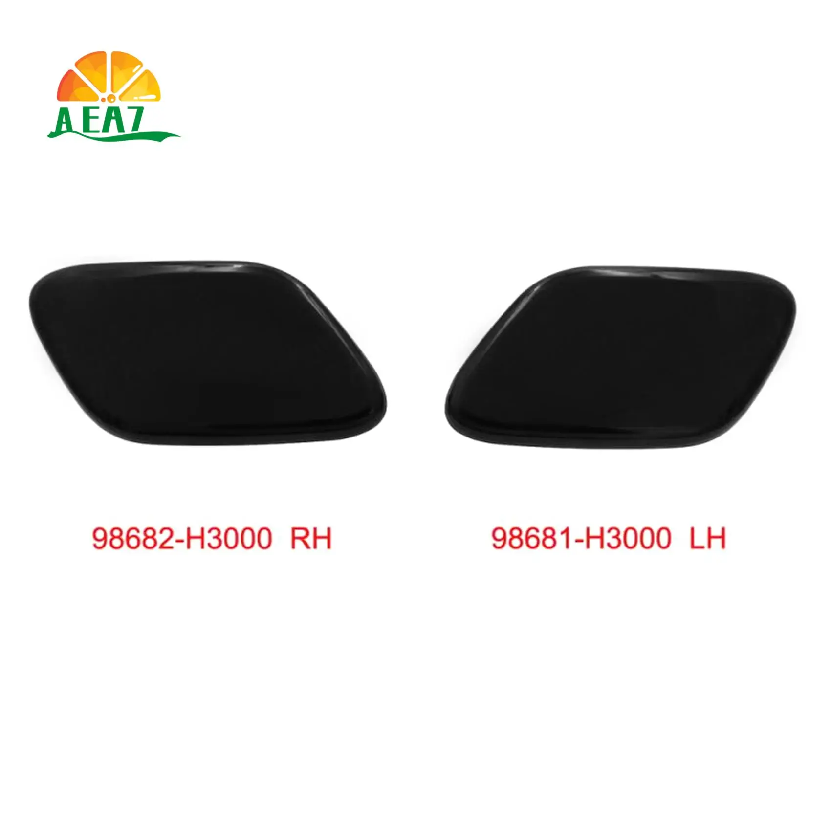 

AEA7-Headlight Washer Nozzle Head Light Cleaning Spray Pump+ Cover Cap For KIA Sportage IV 98681H3000 98671F1000 98672F1000