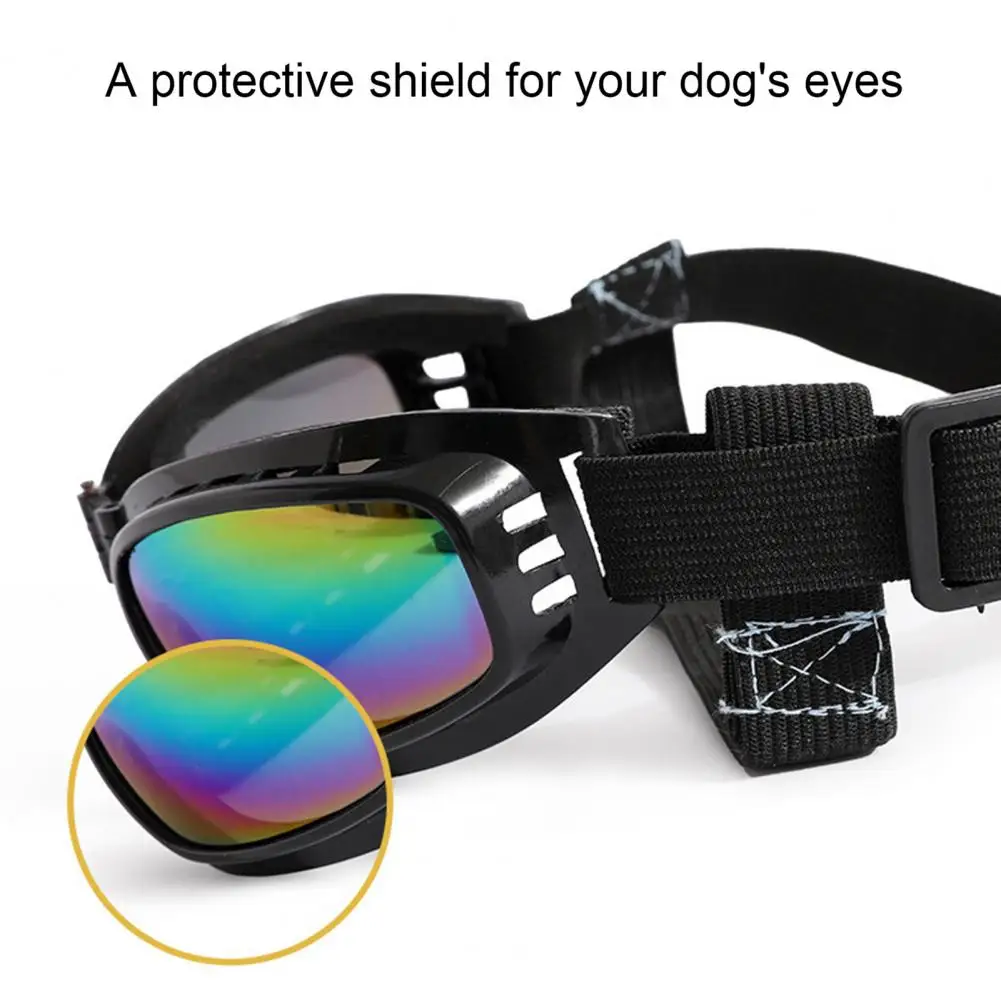 Dog Sunglasses for Sun Protection Pet Sunglasses Outdoor Eye Protection for Dogs Windproof Anti-fog Pet Goggles with Uv-proof