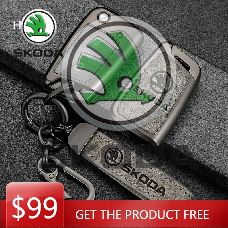 

Новый чехол-накладка для выкидного ключа с дистанционным управлением для автомобилей Skoda Octavia A5 A7, Fabia, Superb, Kodiaq, Karoq