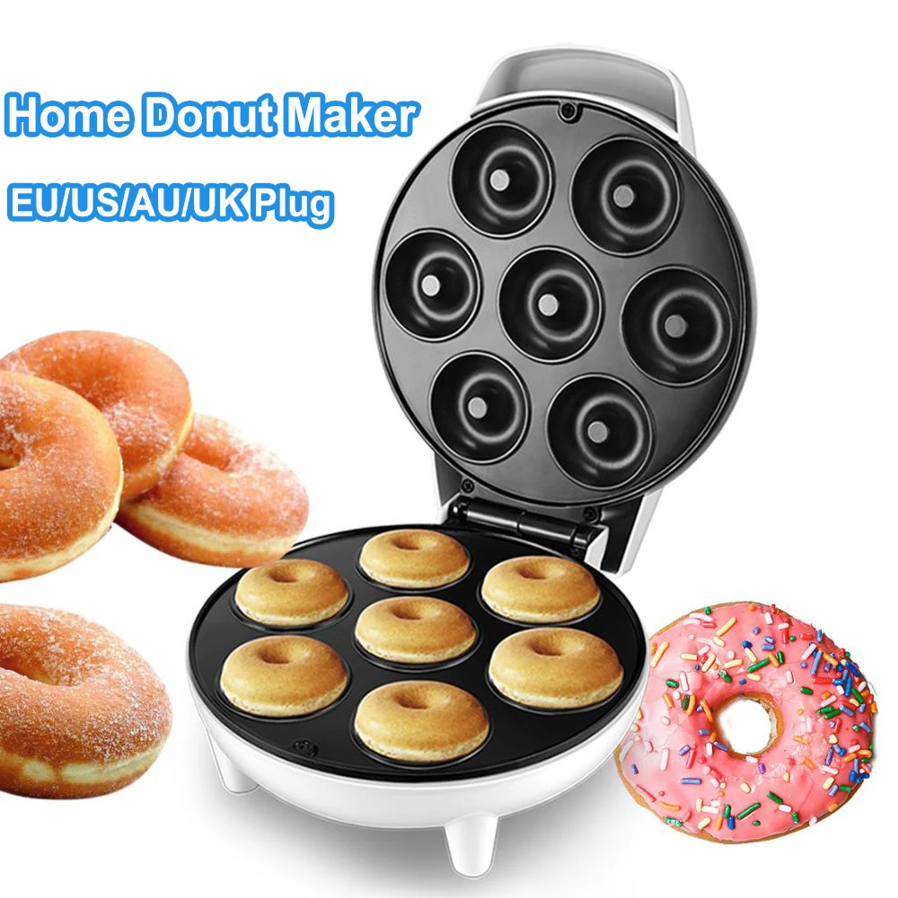 1200W High Power Electric Donut Machine Household Multifunctional Automatic Heating E gg Cake & Bread Baking Breakfast Machine