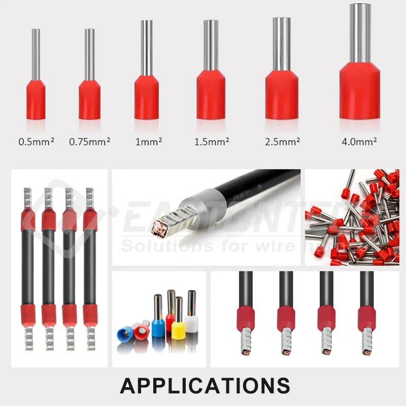 EW-5010A ELECTRIC Semi Automatic Ferrule Crimping Machine for 0.5-4.0mm2  Bootlace Ferrules Press Machine with Strip and Twist