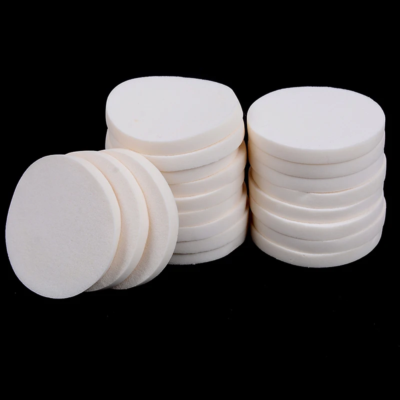 20개입 두꺼운 얼굴 세정 스펀지 메이크업 퍼프 클렌징 메이크업 제거 도구 얼굴 세정 퍼프 재사용 가능한 얼굴 관리 도구