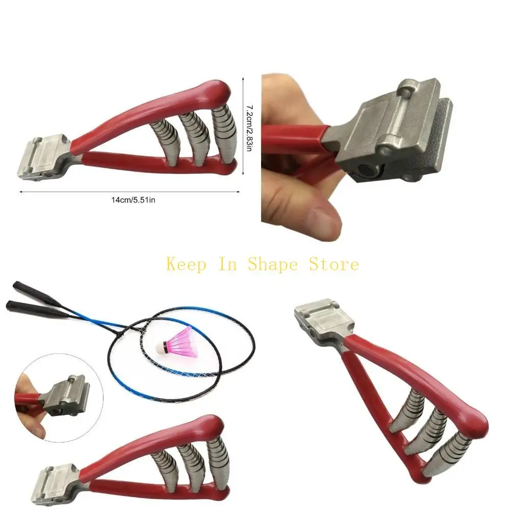 

U1JC Wide Head Tennis Racket Starter Clamp Tennis Stringing Starting Clamp Flying Clamp Tennis Racket Stringing with 3 Spring