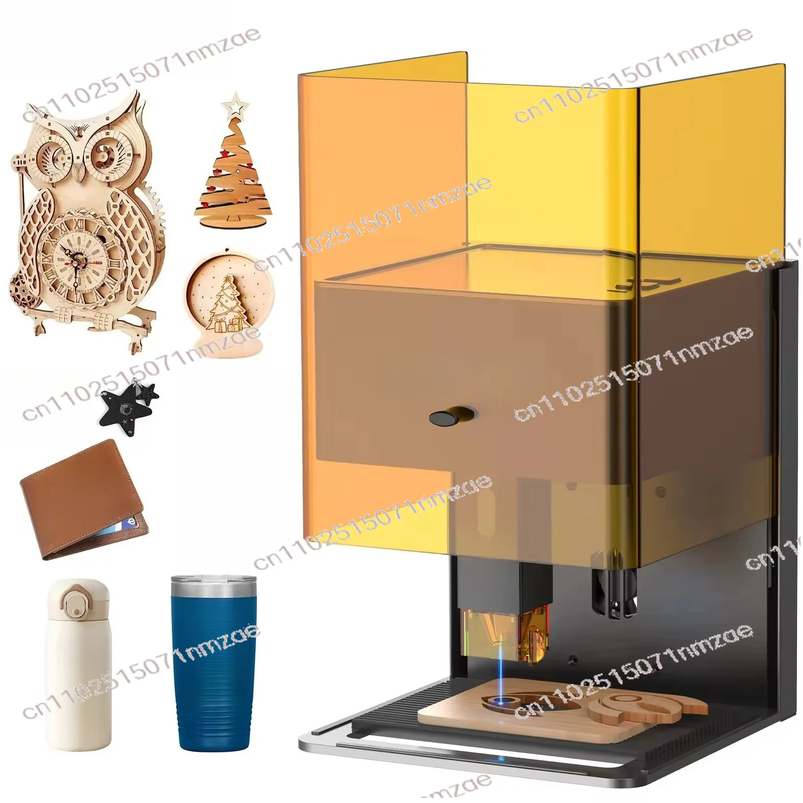 

DJ6 Pro 10W CNC Laser Engraver & Cutter - Mini Portable High Precision Full Enclosure for DIY, Desktop, Home Use