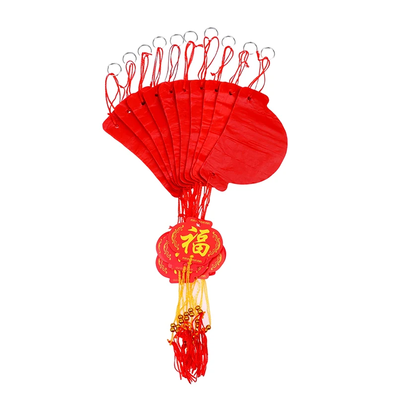 10 Chiếc Có Thể Gập Lại Truyền Thống Trung Hoa Đỏ Đèn Lồng Giấy Cho Trung Quốc Năm 2023 Trang Trí Năm Mới Treo Chống Nước Lễ Hội Đèn Lồng