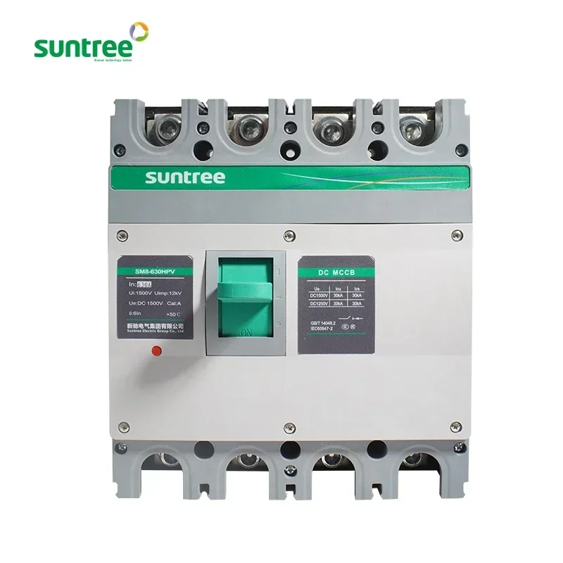 2026/Suntree new mccb Direct current 1500V 630a moulded case circuit breaker