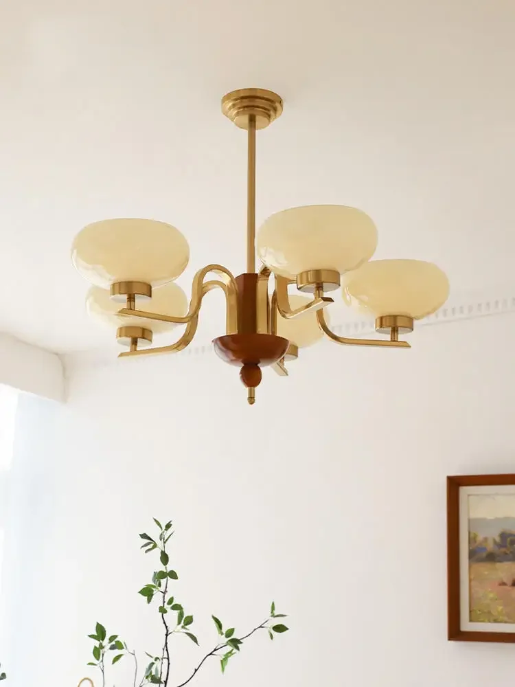 2025 Vintage Living Room Led Ceiling Chandelier Dining Kitchen Island Ceiling Lamp Sugar Bedroom Loft Light Home Decorations Lus