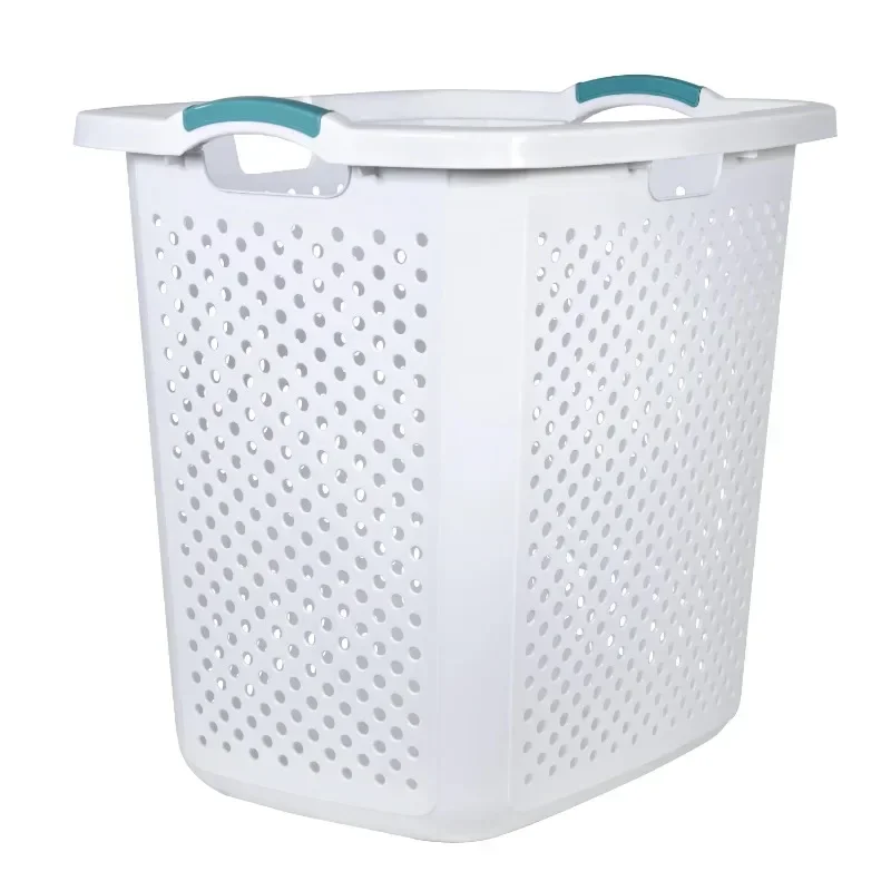 

Пластиковая корзина для белья Daily Furniture2.5 Bushel XL Lamper, белая, для взрослых и подростков