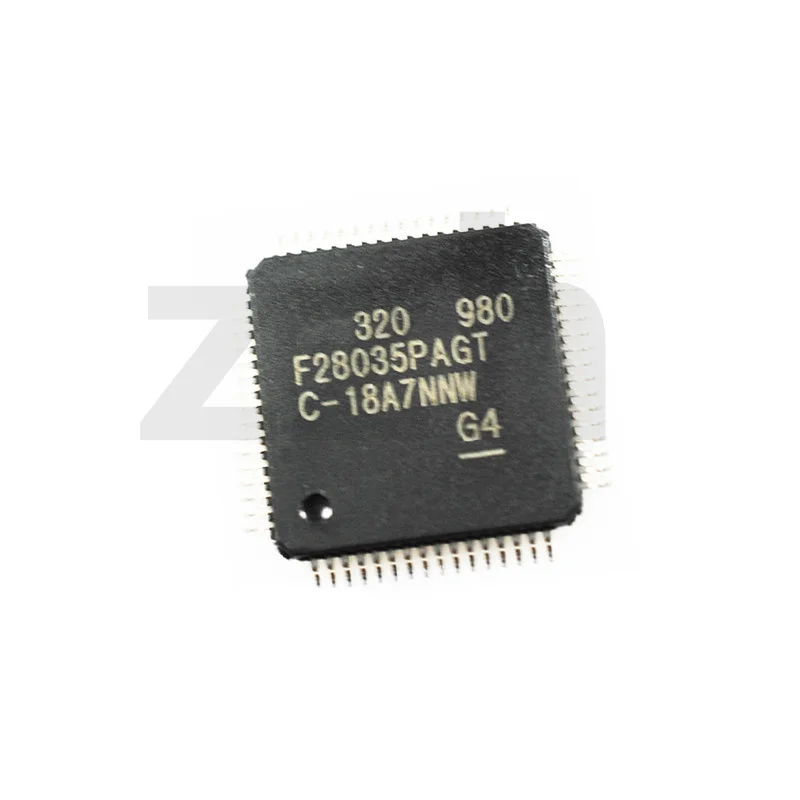 2PCS/LOT TMS320F28035PAGT LQFP-64(10x10) Single-Chip Microcomputer (MCU/MPU/SOC)