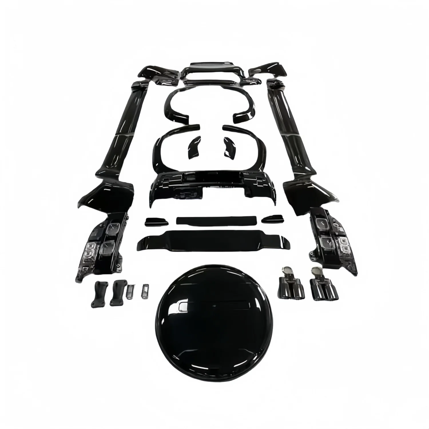 

Reli3 007 Bond Edition Black Knight Full Body Kit for Land Rover L663 New Defender 90/110 Black Knight Front Rear Bumper
