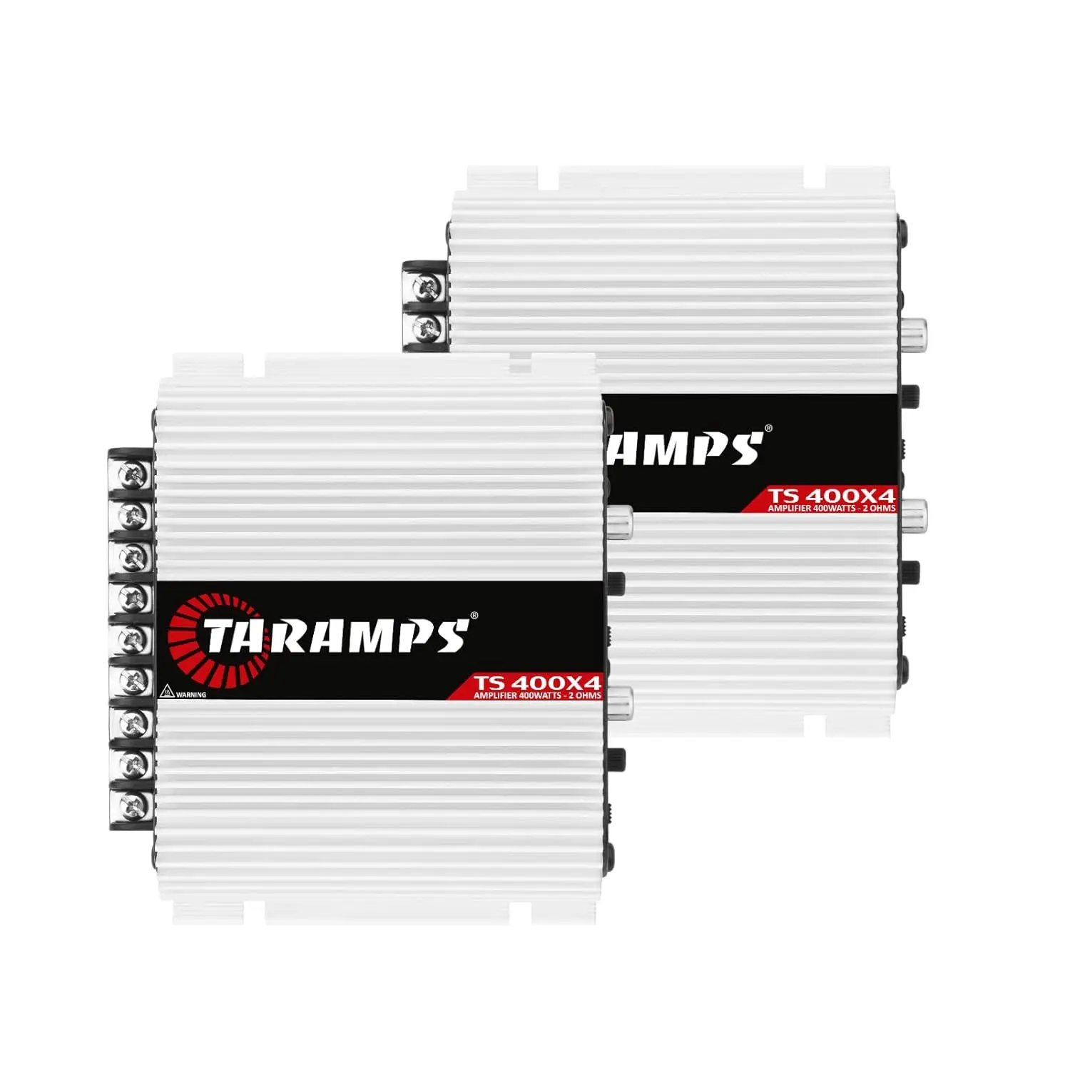 Taramps x2 TS 400x4 400W RMS 4-Ch Class D Car Amplifier, RCA Input, 2 Bridged Channels
