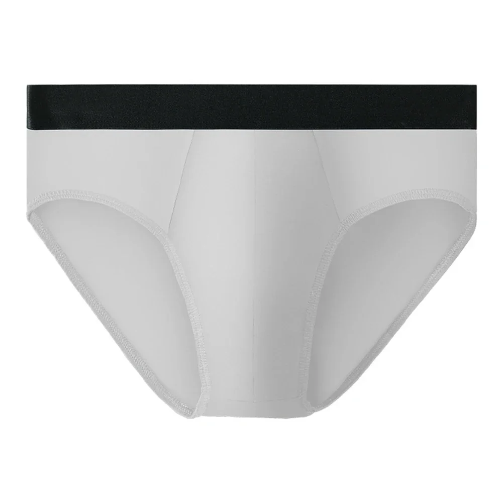 Mens Underwear Breathable Briefs Simple Thin Comfortable Color Matching Seamless