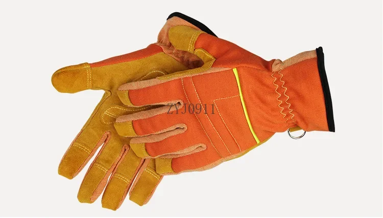 *Hochtemperatur-Feuerhandschuhe, Outdoor-Klettern, Bergsteigen, Downhill-Rettungsschutzhandschuhe