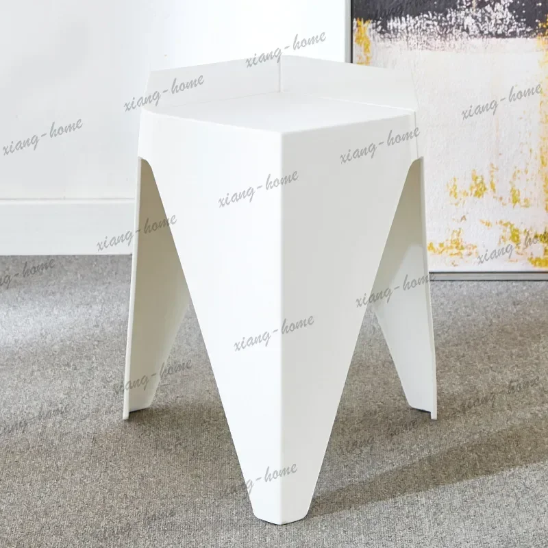 Best Sellers Modern Creative Household Simple Dining Stool Thickened Stackable Dressing Stool Light Luxury Fashion Plasticbench