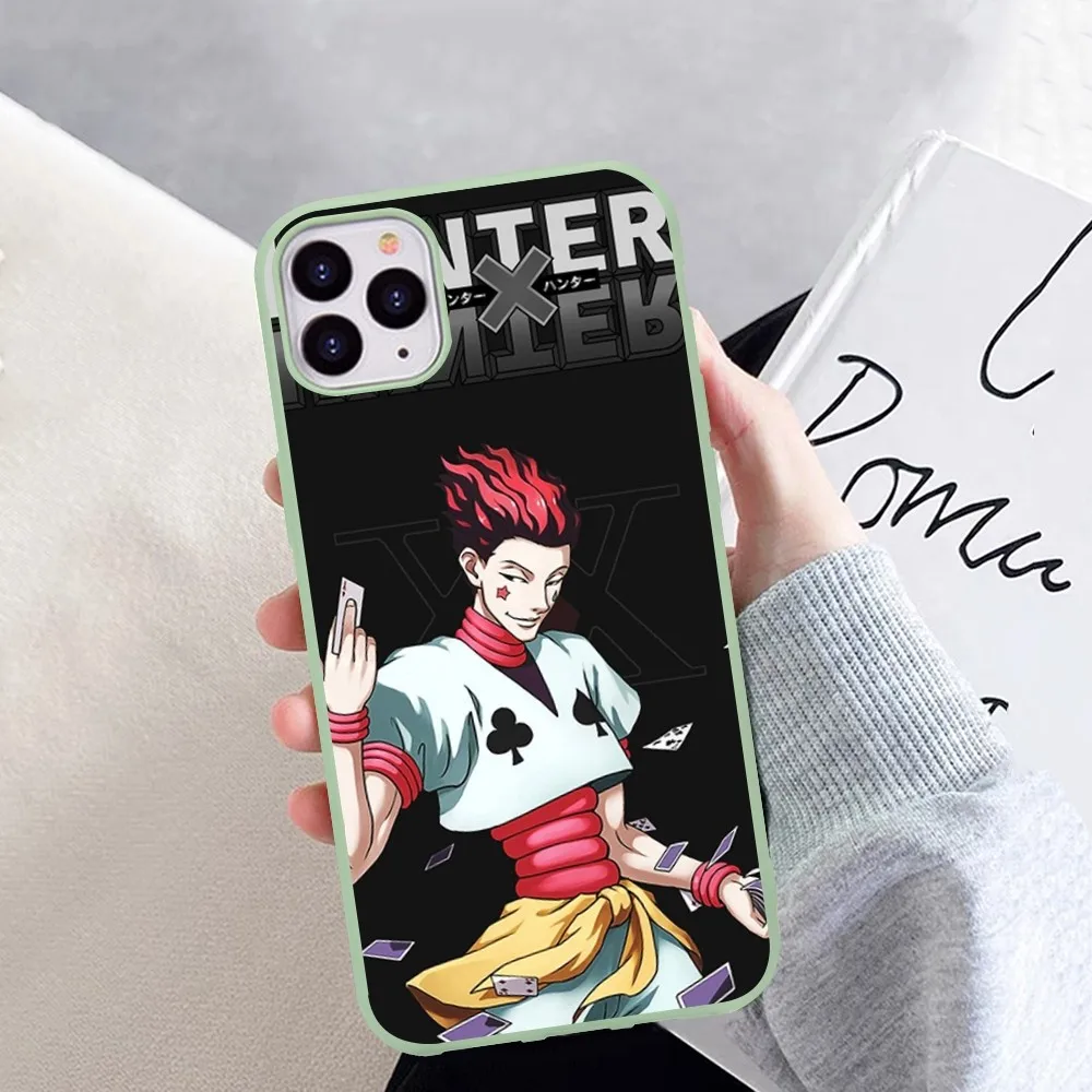 Hunter HXH Hisoka Phone Case For IPhone 14 11 12 13 Mini Pro Xs Max 8 7 6 6S Plus X XR Solid Candy Color Case