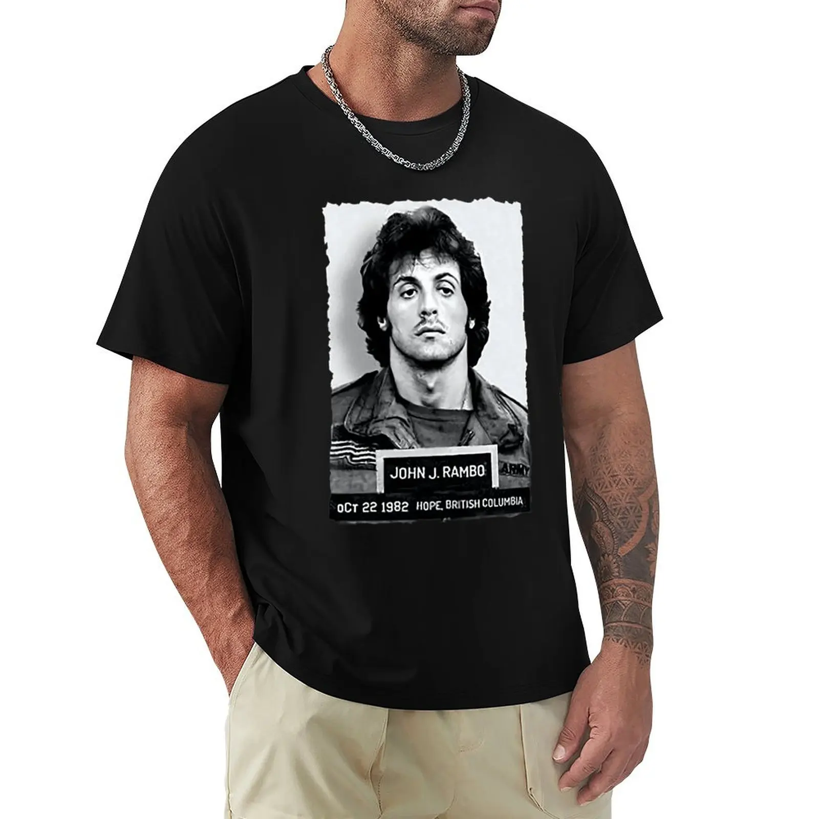 

Sylvester Stallone Special Series 17 . T-Shirt quick drying rapper graphic tees designer shirts mens t shirts pack