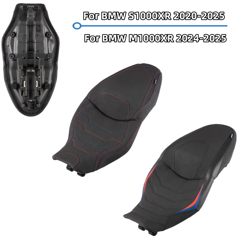 

Motorcycle 2-Up Driver Passenger Seat For BMW S1000XR 2020-2025 M1000XR 2024-2025 One-Piece Complete Saddle Cushion Pillion Pad