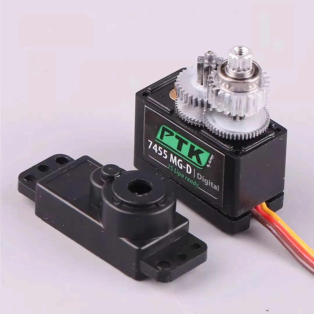 PTK 7455MG-D Digital Metal Gear Servo High Speed Big Torque 4.5KG/0.101sec 9g Servos Motor for RC Plane Drone Quadcopter