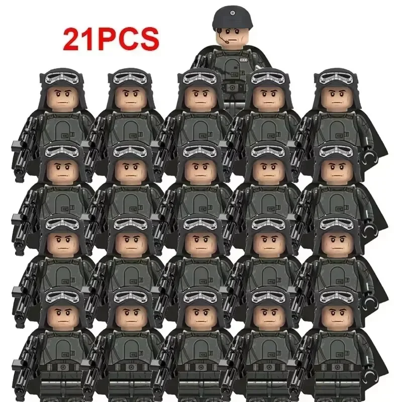 

HEROCROSS STAR WARS 21Pcs Clone Trooper Mudtrooper Captain airborne troops Building Blocks 501st Legion Captain Figures Toys